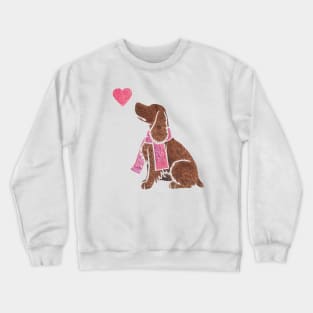 Watercolour Field Spaniel Crewneck Sweatshirt